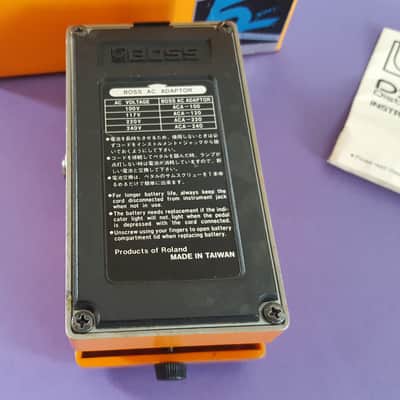 Boss DS-1 Distortion (Black Label) Vintage 1989 - Orange image 10