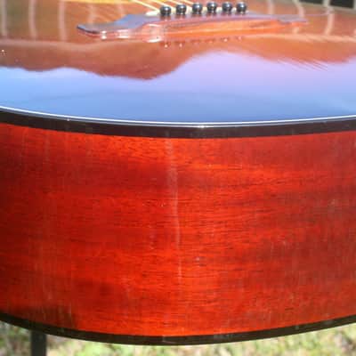 2005 K Yairi SR-2E OOO size Guitar with Under saddle pick up - Cherry Sunburst+Original Hard Case and more image 18