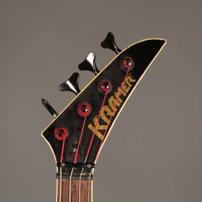 Kramer Forum IV 4 String Bass Japan 1980's Magenta image 7