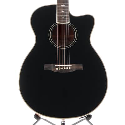 PRS SE A20E Angelus Cutaway Acoustic Electric Guitar - Black (RC2) (21025) image 1
