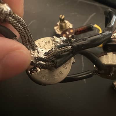 Vintage 1964 Gibson ES-335 PAF Original Wiring Harness CTS 500k image 6