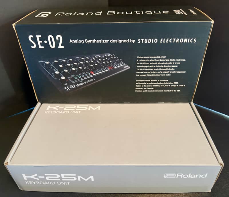 Roland SE-02 K-25m セット売り Amazon | Roland Boutique アナログシンセサイザー SE-02 + 専用ミニ