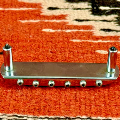 Vintage 1960's Fender Jazzmaster Jaguar Offset Guitar Bridge Complete ~1967 image 4