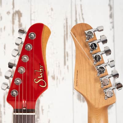 Suhr Classic JM Antique Limited Edition - Candy Apple Red w/ Mastery Vibrato image 7