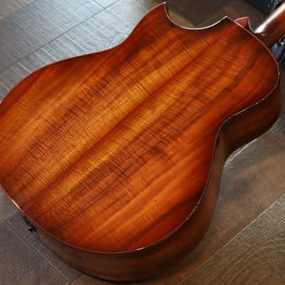 MINTY! 2019 Taylor Custom Grand Orchestra Grade-A Koa Acoustic/ Electric Guitar Shaded Edge Burst + OHSC (5906) image 12