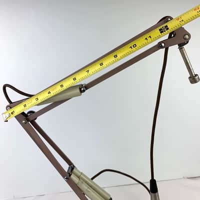Vintage Metal LUXO Desktop Microphone Stand w/ Articulating Swing Arm & XLR image 14