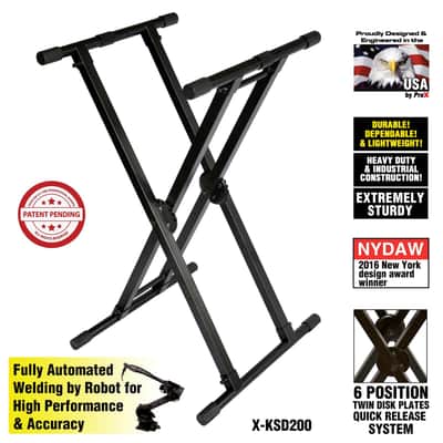 ProX T-KSTU & X-KSD200 Keyboard Stand Table & Easy Lock Coffin Keyboard Bottom image 9