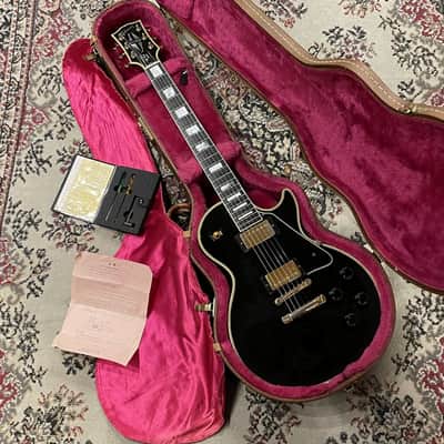 Gibson Custom Shop "Pre-Historic" '57 Les Paul Custom Reissue 1993 - Ebony[GSB019] image 1