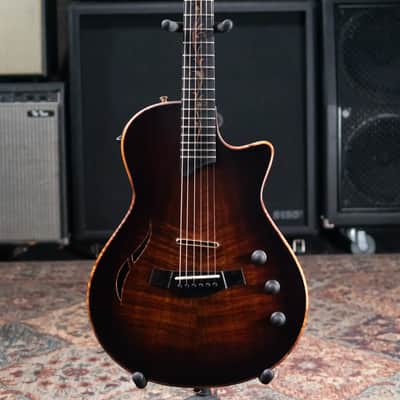 Taylor Custom Shop T5z Custom #C0957 Hawaiian Koa/Shamel Ash Hollow Body Electric Guitar with Hardshell Case image 3