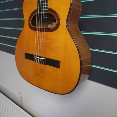 JWC-Guitars Maccaferri D hole “Concert” Model Curly Walnut Gypsy Jazz Guitar image 6