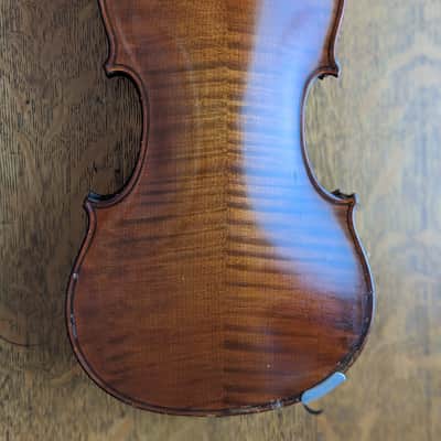 Salvadore de Duro violin full size turn of the century - Golden Brown image 2