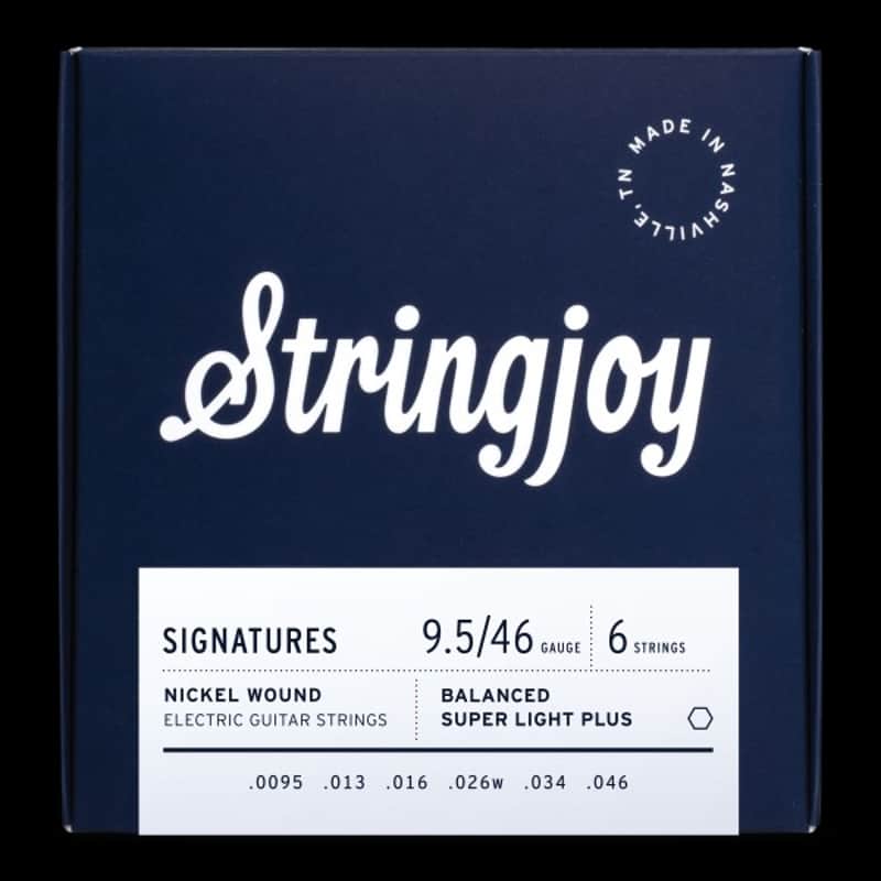 Stringjoy Signatures Balanced Super Light Plus Electric Guitar Strings 9.5-46 image 1