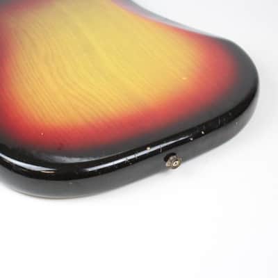 1978 Fender Precision Bass BODY Sunburst ASH Super CLEAN USA 4-Bolt Lightweight 5.2 lbs PBass 1970's Vintage image 12