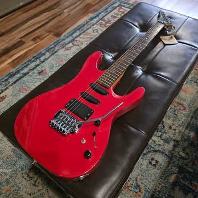 1989 Westone Spectrum I - WE1400RD - Floyd Rose - Red - w/Gig Bag image 6