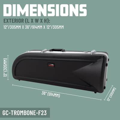Gator Hard Case for Trombone w/ F-Attachment Andante Series image 8