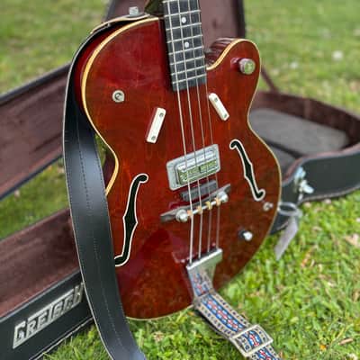 Gretsch 6071 Hollowbody Bass 1968 - Walnut image 13