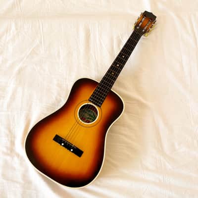 🎸 Vintage 1950s/60s Lark Toy Guitar – Shanghai, China – 19,5" Scale – Sunburst Finish image 22