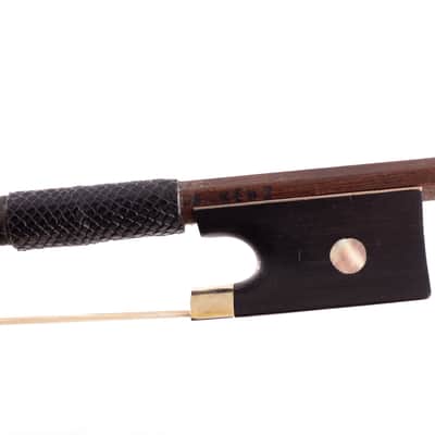 W. Renz Old Rare German Made Master 3/4 Violin Bow+Hard Case~Fully serviced&Ready to Play~Top Price! image 10