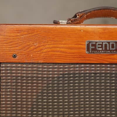 1954 Fender 5D3 Wide Panel Tweed Deluxe 1x12 Combo Amplifier #58997 image 3