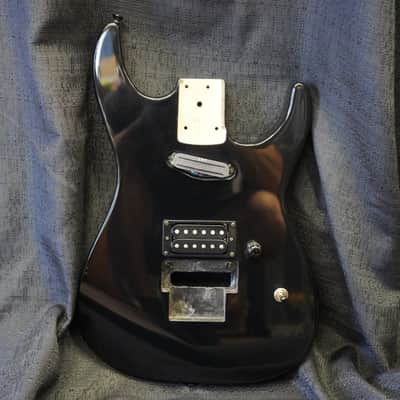 1995 ESP/Japan M-II DX Alder Guitar Body w/ Pickups - Black image 1