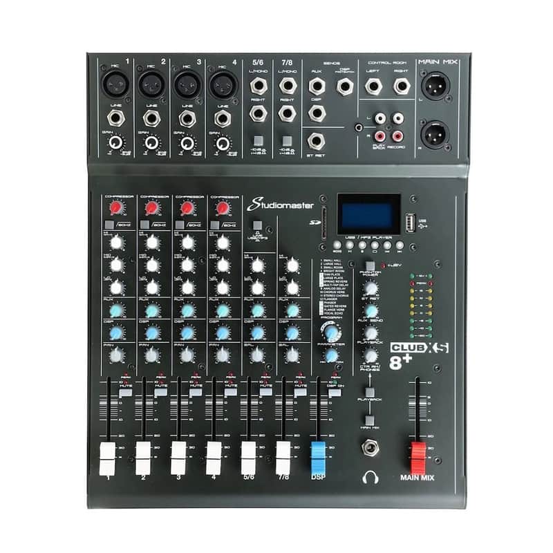 Studiomaster Club XS8+ 8 Input Mixer image 1
