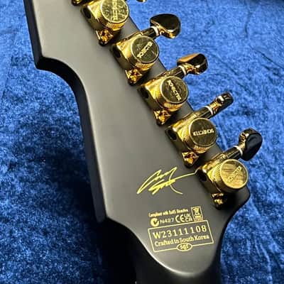 Schecter Cesar Soto E-1 Signature Electric Guitar in Satin Black image 7