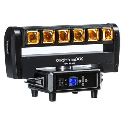 lightmaXX LINE STL AD Moving Head Bar - Battery Powered LED Light image 6