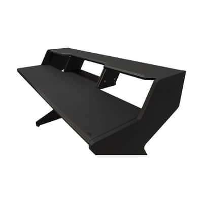 Ultimate Support Nucleus-Z Explorer Studio Desk with Shelf and 2x 4 Space Rack Modules image 10