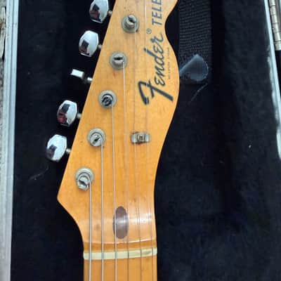 1970 - 1975 Blonde Fender Telecaster with Maple Fretboard and Hardshell Case image 2