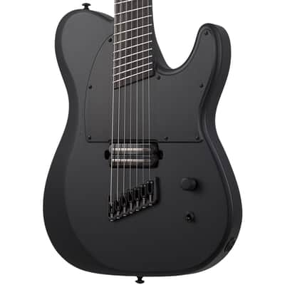 Schecter PT-7 MS Black Ops Satin Black Open Pore image 1