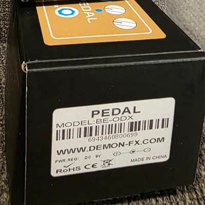 Demonfx Freedman BE-ODX High Gain Overdrive Distortion Pedal Demon FX Black image 3