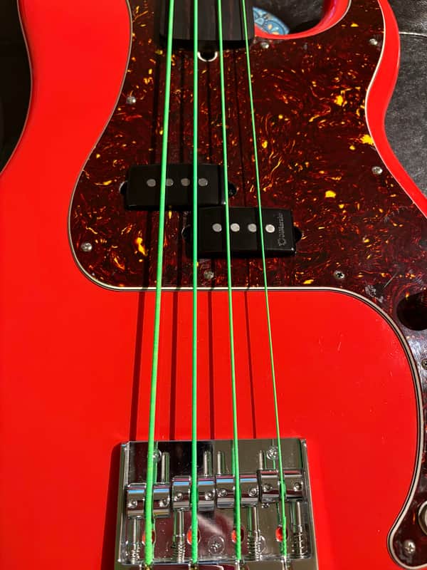 Warmoth P Bass 2024 - Coral red image 1