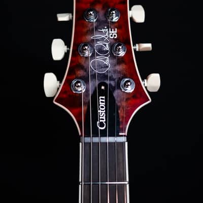 PRS SE Custom 24-08 - Quilt Package, Charcoal Cherry Burst image 9