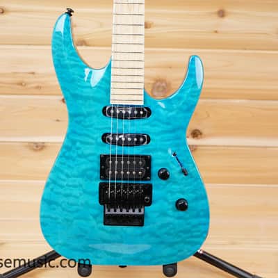 ESP LTD MH-203 QM - See Thru Blue Bild 1