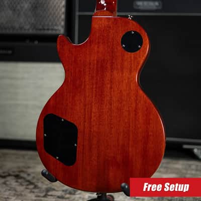 Epiphone 1959 Les Paul Standard Reissue Electric Guitar - Deep Cherry Sunburst with Hardshell Case image 2