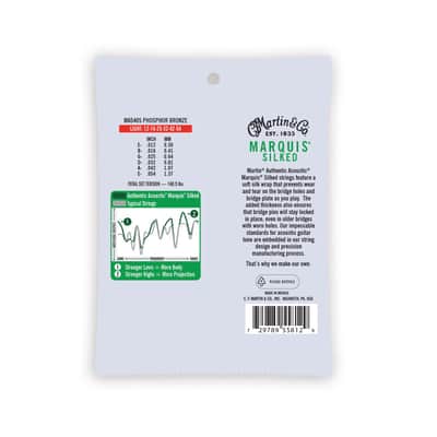 Martin MA540S Authentic Acoustic Marquis 92/8 Phosphor Bronze Light Guitar Strings. 12-54 Bild 2