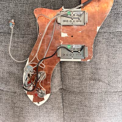 GFS loaded Telecaster Deluxe pickguard  - White image 2