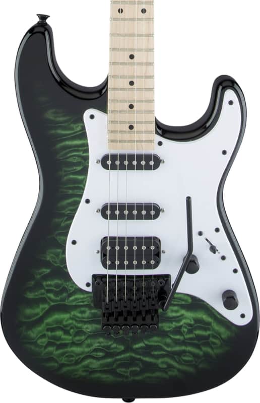 Jackson X Series Adrian Smith Signature SDXQM Electric Guitar, Maple Fingerboard, Transparent Green image 1