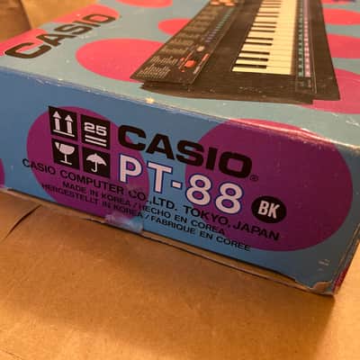 Casio  Tone Bank PT-88 32Key keyboard Synth 80s - Black Very Good Condition in Box with Users Manual booklets image 18
