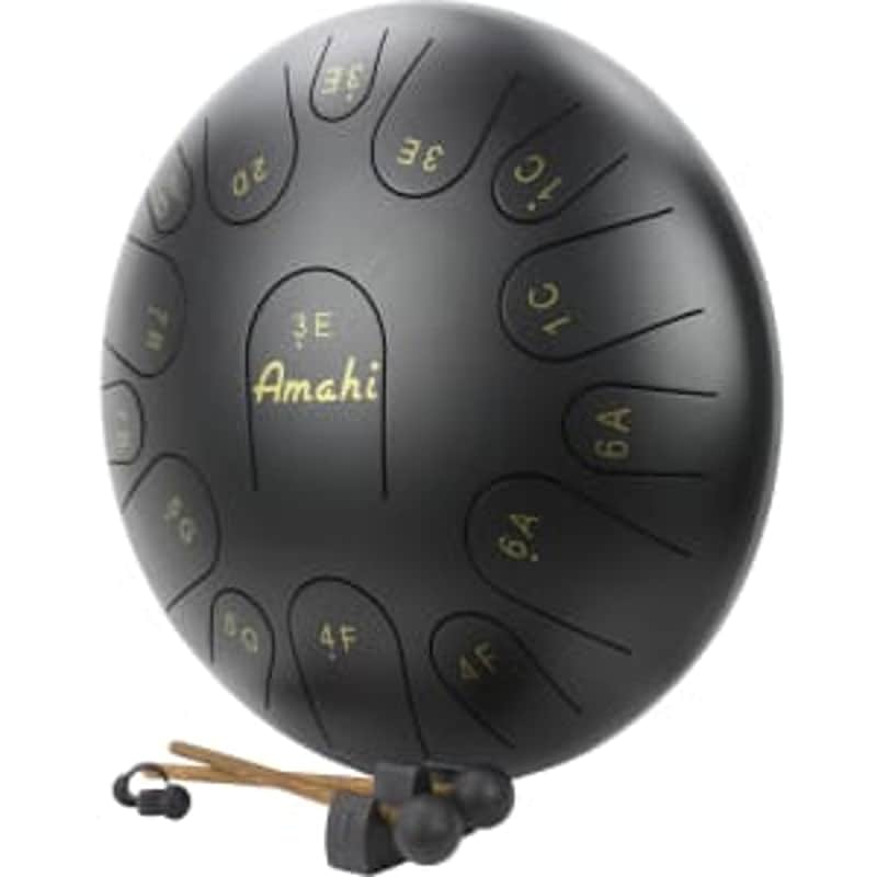 Amahi Steel Tongue Drum, 14" image 1