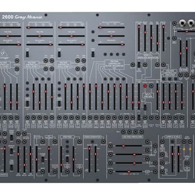 Behringer 2600 Gray Meanie Semi-Modular Analog Synthesizer (Gray)
