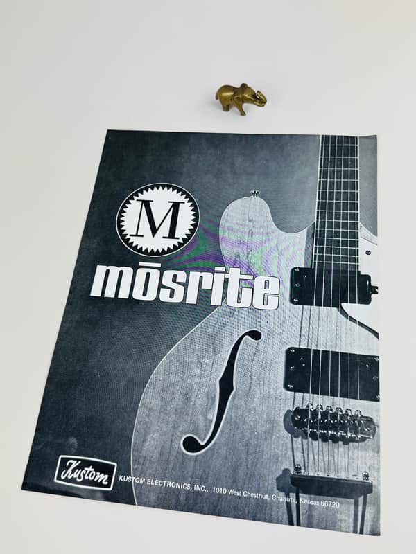 Mosrite Suggested Retail Price List Flyer 1972 image 1