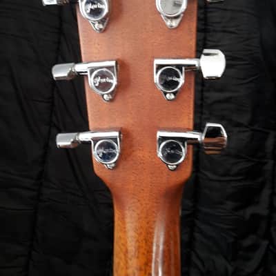 Martin D-16GT Natural Gloss Top Hardshell Case K & K Pickup Installed image 9