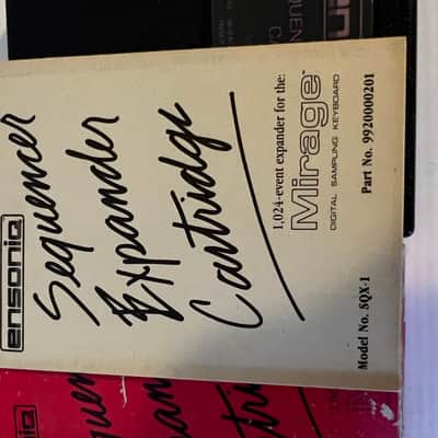 Immagine Ensoniq SXQ-1 sequencer expander cartridge 80s - 15