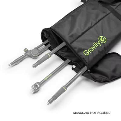 Gravity Stands BG MS PB 4 B | Transport Bag for 4 Round Base Microphone Stands image 5