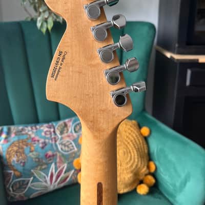 Squier Standard Stratocaster with Rosewood Fretboard 1989 - 2000 - Galactic Purple image 8