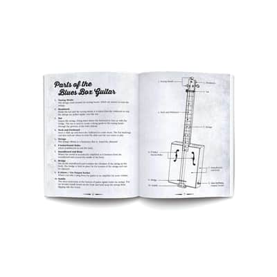 Electric Blues Cigar Box Slide Guitar with Guitar Slide Instruction Book and DVD image 4