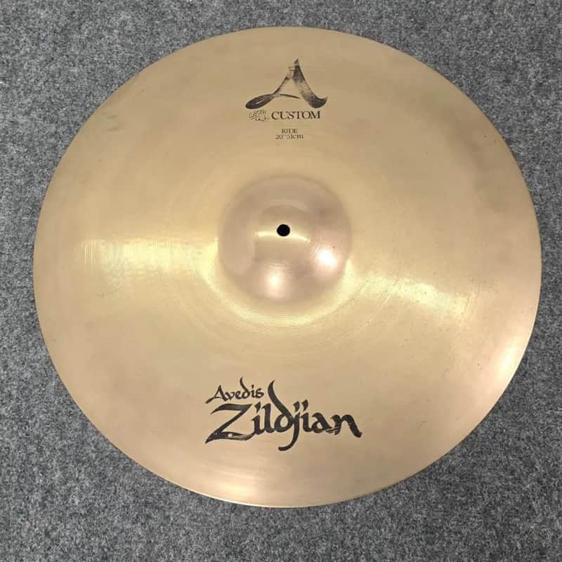 Used Zildjian A Custom Ride Cymbal 20" - Good image 1