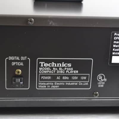Technics SL-P555 Rare Vintage CD Player Class AA Japan Made 1988 * Remote image 15