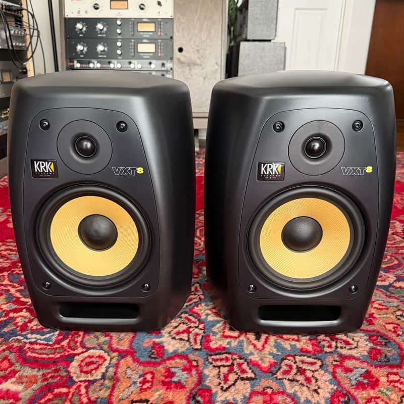 KRK VXT8 2-Way 8" Active Studio Monitors (Pair) image 1